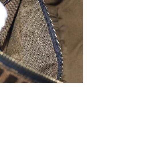 FENDI Zucca Canvas Hand Bag Black Brown - Picture 13 of 13